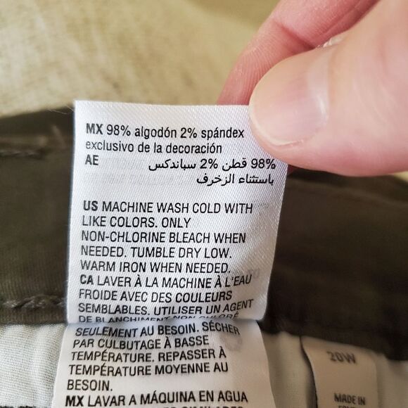 Style & Co Plus Size Mid-Rise Straight Jeans Sz 20W = 38x30 - Picture 13 of 14